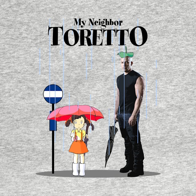 My Neighbor Toretto Dominic Parody Fan Art by kaitokid